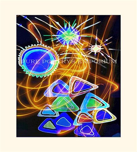 Abstract Design Outer Space Geometric Enhanced Art Photography