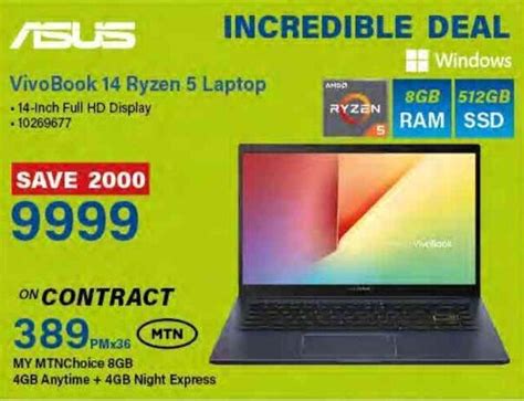 Asus Vivobook 14 Ryzen 5 Laptop Offer At Incredible Connection