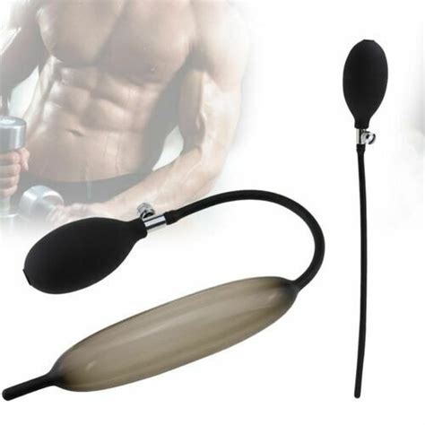 Male Silicone Inflatable Penis Plug Dilator Urethral Sounding Tube Sex Toys Bdsm Ebay