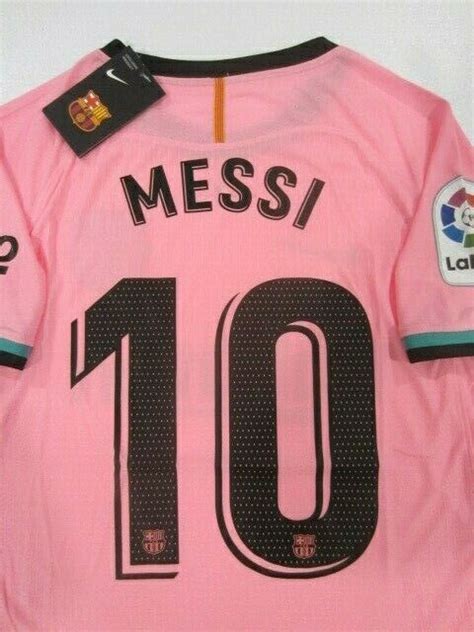 Nike Lionel Messi Barcelona Vaporknit Vapor Match Pink Third Jersey