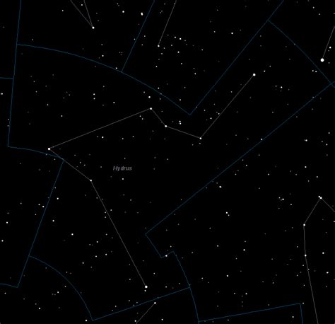 Hydrus Constellation Facts Stars Map And Myth Of The Water Snake