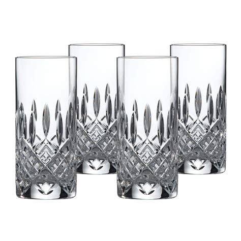 Royal Doulton Highclere Crystal Highball Set Of 4 Glassware