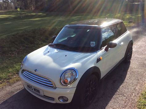 2009 Mini Cooper In Pepper White With Chilli Pack And Black
