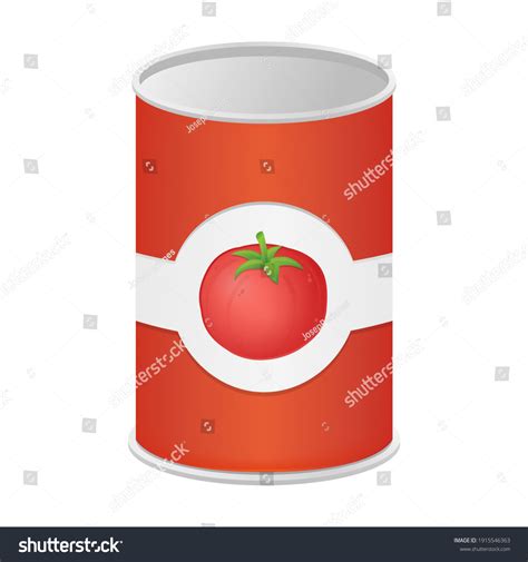 Canned Food Emoji Vector Design Tomato Stock Vector Royalty Free