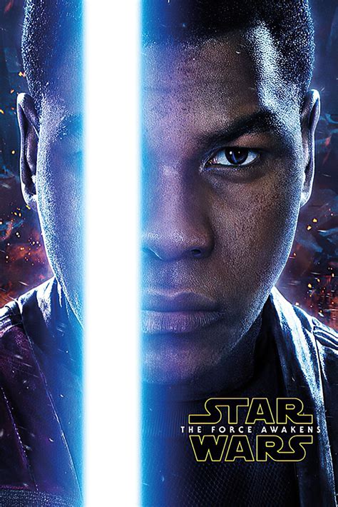 Star Wars Episode Vii The Force Awakens Movie Poster Finn