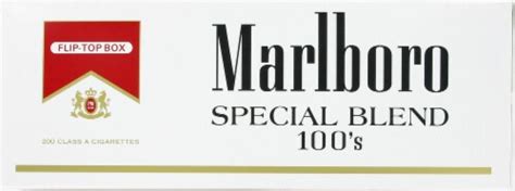 Marlboro Special Blend Red 100s Box 1 Ct Foods Co
