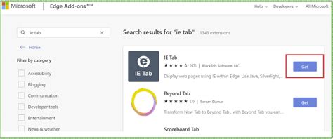 How To Get Ieinternet Explorer Extension In Microsoft Edge Browser