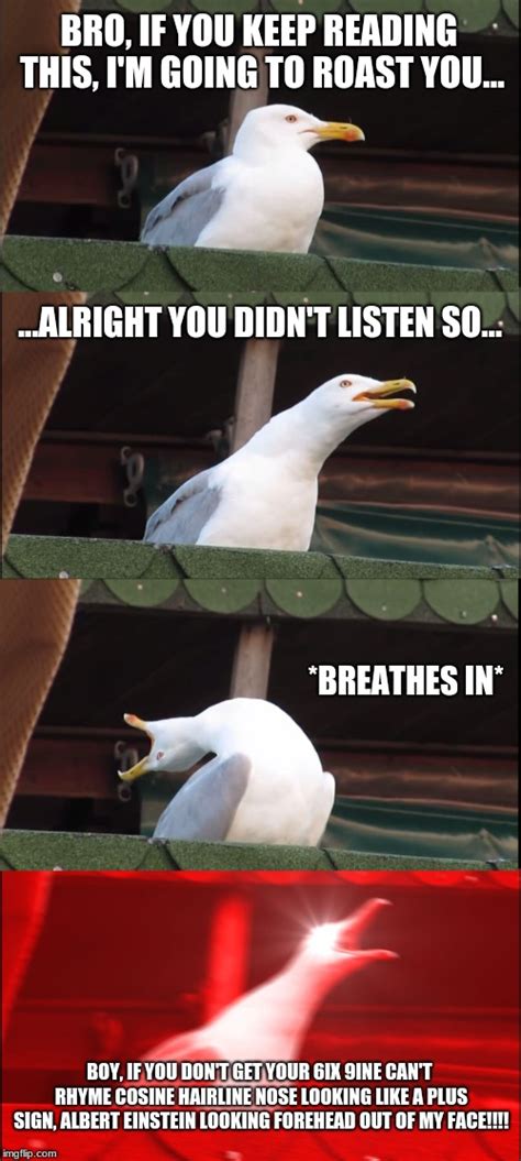 Inhaling Seagull Meme Imgflip