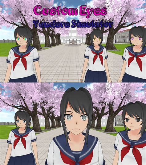 Custom Eyes Yandere Simulator By Pepsipenguin On Deviantart