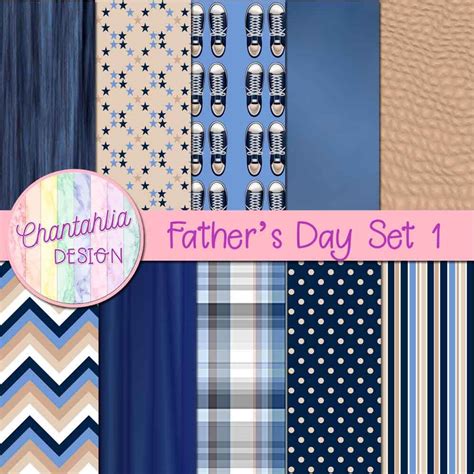 Free Fathers Day Digital Papers