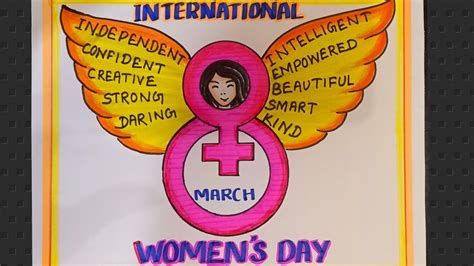 International Womens Day Drawing International Womens Day Poster