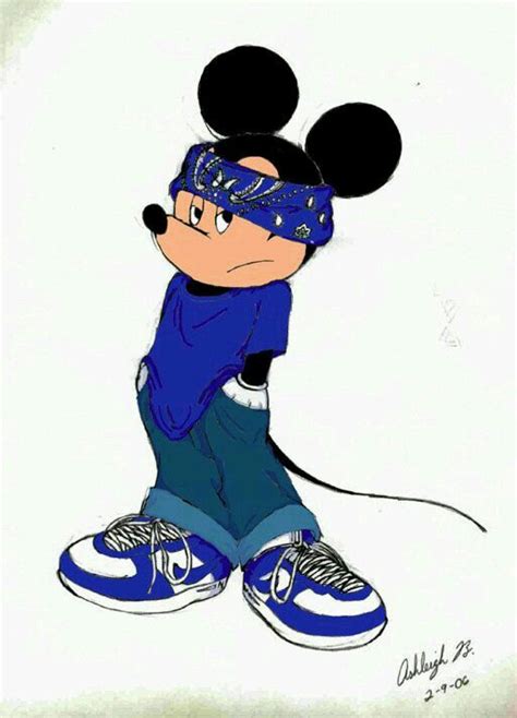 If you're in search of the best bloods and crips wallpaper, you've come to the right place. Hood Mickey | Mickey mouse drawings, Mickey mouse art ...