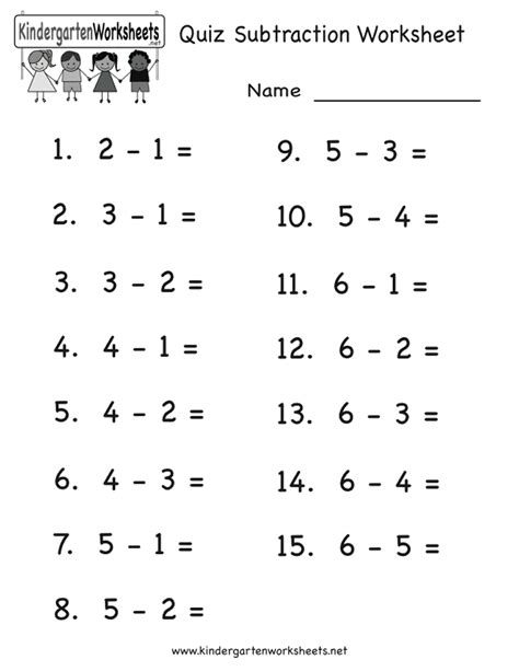 This free and printable worksheet has a bunch of pretty images to help the little ones tell the difference between the various spring objects. Index of /images/printables/subtraction | Kindergarten ...