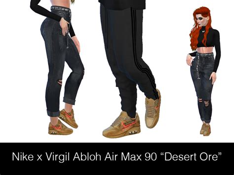 Streetwear For Sims 4 Hypesim Nike X Virgil Abloh Air Max 90