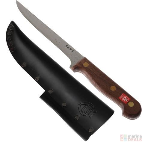 Buy Svord Fillet Knife With Leather Sheath 6in Online At Marine Deals