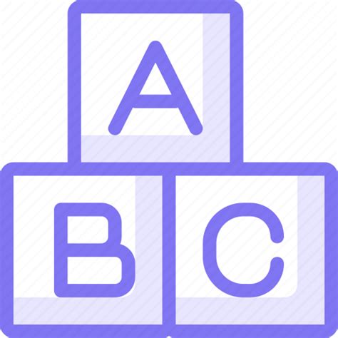 Abc Blocks Education Learning Shape Icon