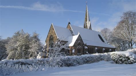 Gallery St Pauls Church In Snow Quarndon Village
