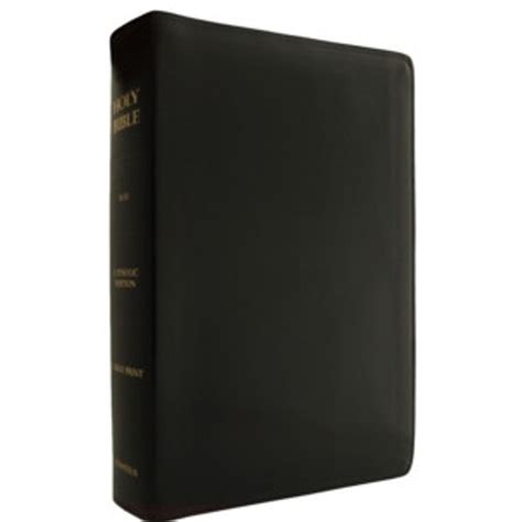 The Revised Standard Version Ignatius Catholic Bible Large Print Bonded