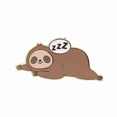 Sloth Sleepy Cartoon Drawing Bed Stay Realsic