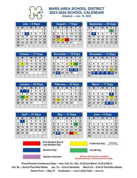 School District Calendar 2024 25 Cassy Dalenna