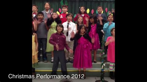 Wilshire Park Elementary Christmas 2012 3rd Grade Class Performance