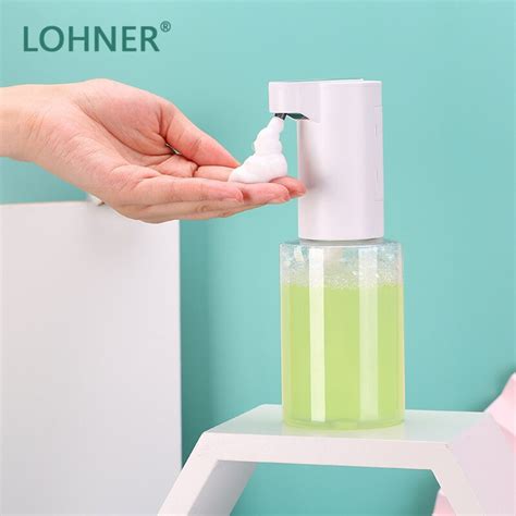 Automatic Foam Touchless Soap Cream Pump Shampoo Hand Wash Bathroom 350ml Liquid Bottle