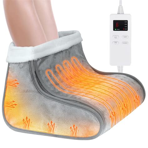 Humicatro Electric Heated Foot Warmersfoot Heating Pad With 6h Auto