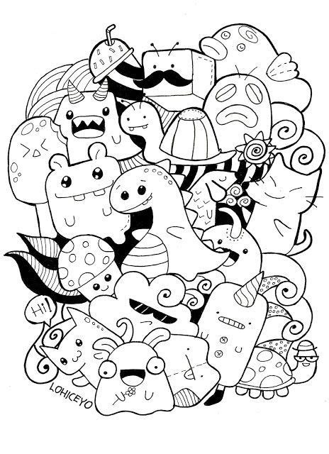 Free Kawaii Doodle Printable Lo Hice Yo Doodles Doodle Art Cute