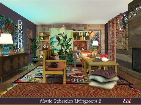 Sims 4 Boho Living Room