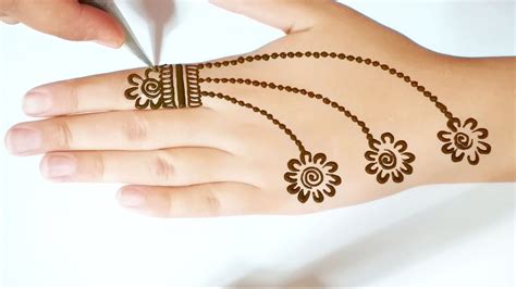 Most Beautiful And Easy Mehndi Designs For Front Hands Simple Henna
