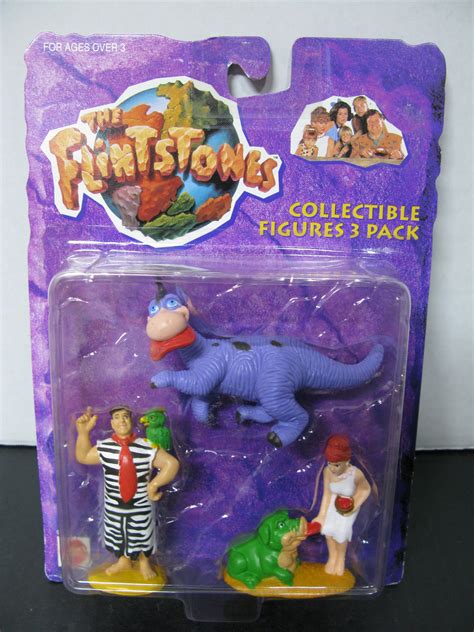 The Flintstones Movie Collectibles Figures 3 Pack 1993 — The Pop
