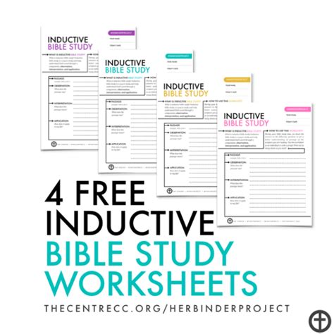 4 Free Inductive Bible Study Worksheets Lets Inspire One Another