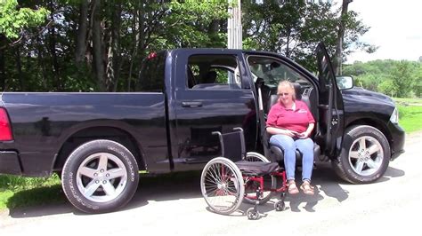 Easy Reach Handicap Disability Lift Seat In Dodge Ram Pickup Truck