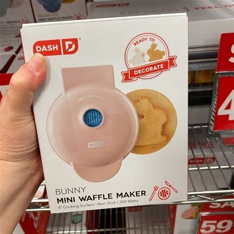 Dash Bunny Mini Waffle Maker On Sale Perfect For Easter Breakfast