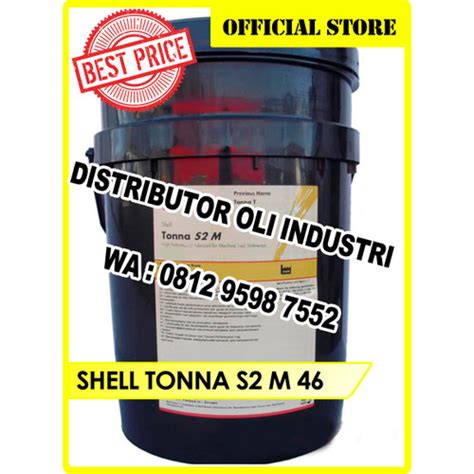Jual Shell Tonna S2 M 46 Oil Slideway 20 Liter Ready Stock