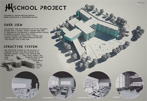 School Project On Behance School Building Design Elementary School