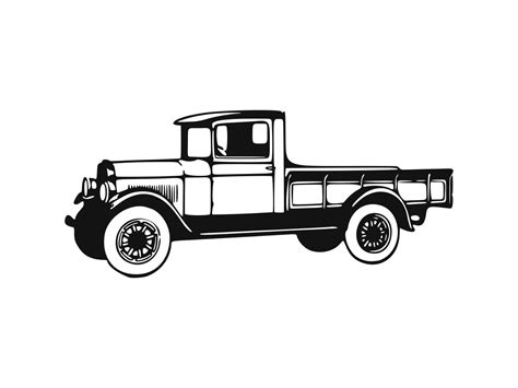 Free 228 Pickup Truck Silhouette Svg Svg Png Eps Dxf File