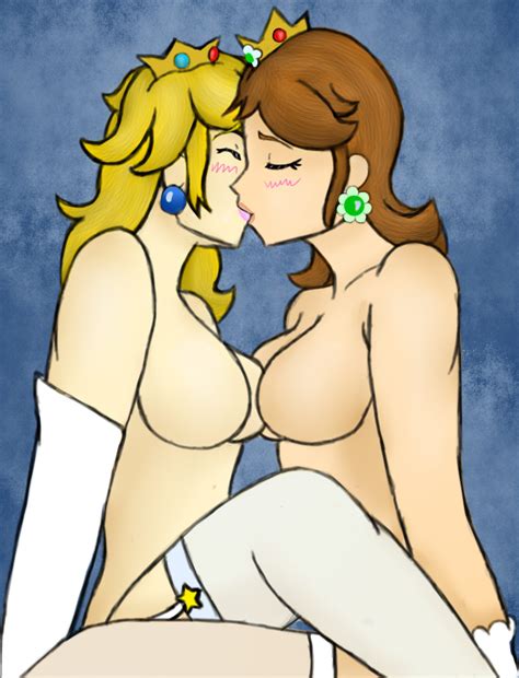 Rule 34 Breasts Female Female Only Human Kissing Mario Series Mind