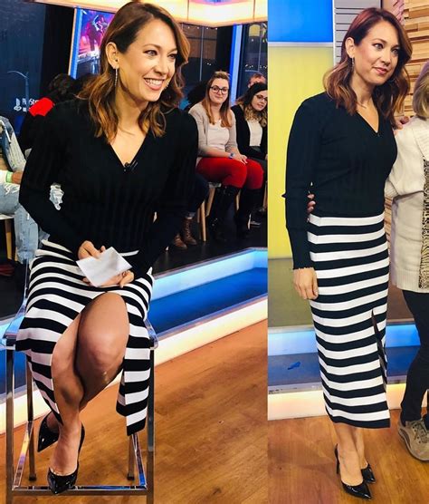 Sexy Ginger Zee In Yellow Dress And High Heels On Gma Sexy Feet Too