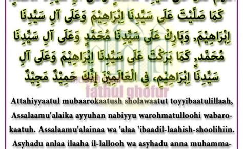 Doa Tahiyat Awal Dan Akhir Rumi Download Tahiyat Images For Free
