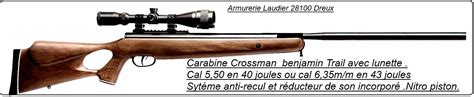 Carabine Crossman Benjamin Trail Np Xl Air Comprim Cal M M En