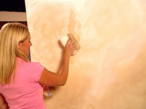 This color washing technique involves painting the base with the lighter shade and accenting it with the darker shade. Decorative Paint Technique: Color Washing A Wall | how-tos ...