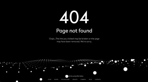 40 Examples Of 404 Pages