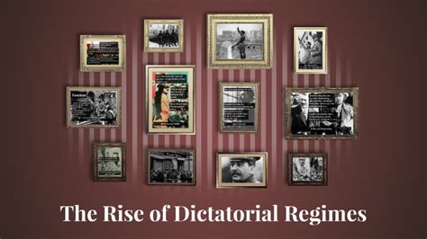 The Rise Of Dictatorial Regimes By Ben Kwedar