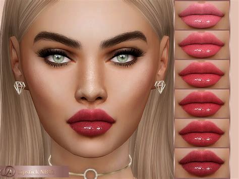 Lipstick Nb42 From Msq Sims • Sims 4 Downloads