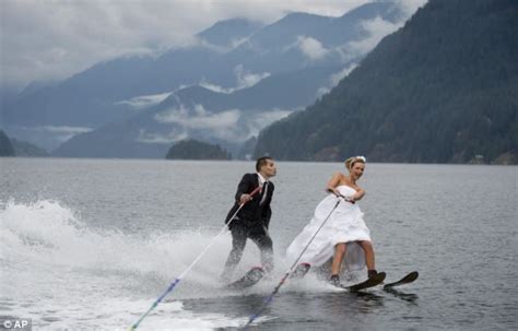 Lines Can Set Us Free Water Skiing Wakeboarding Wedding Pictures