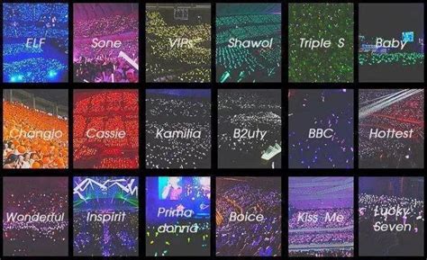 Kpop Official Fan Club Names And Fan Colors Updated
