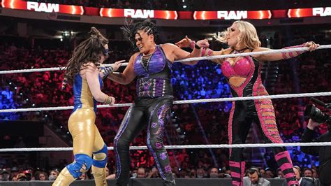natalya and tamina vs rhea ripley and nikki a s h wwe women s tag team championship match raw