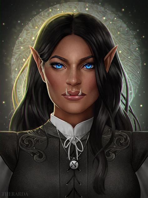 Feainne Commission By Therarda On DeviantArt Fantasy Art Women Character Portraits Character Art