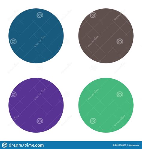 Color Circles Vector Illustration Circles Design Element Circles
